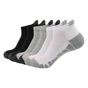 Winter Summer White Cheap Comfortable No Show Thick Nylon Cotton Invisible Low Ankle Sneaker Socks