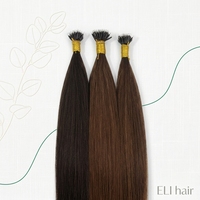 Extensiones de Cabello Humano con Punta de Anillo Nano Alineadas con la Cutícula, Cabello Remy Chino Pre-Adherido, Extensiones 100% Remy, Extensiones de Cabello Remy Natural