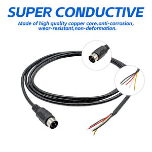 DIN مخصص 5 دبوس ذكر MD5 إلى سلك نهاية Connecter - Product Image 3