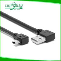 Ángulo USB A a ángulo recto MINI Cable USB Cable para Black Box CAR LCD Dashboard Dashcam Dash Cam DVR Cámara