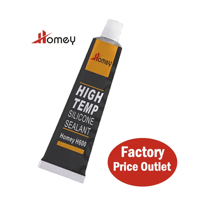 Homey H600 high temperature sealant glue easy use for rtv silicone gasket maker