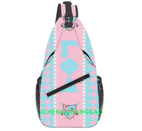 Sac de poitrine NCBW 100 pour sororité, sac à dos de sport, sac de voyage, sac à bandoulière personnalisé, cadeau de fraternité, sac à bandoulière tendance et décontracté pour hommes et femmes