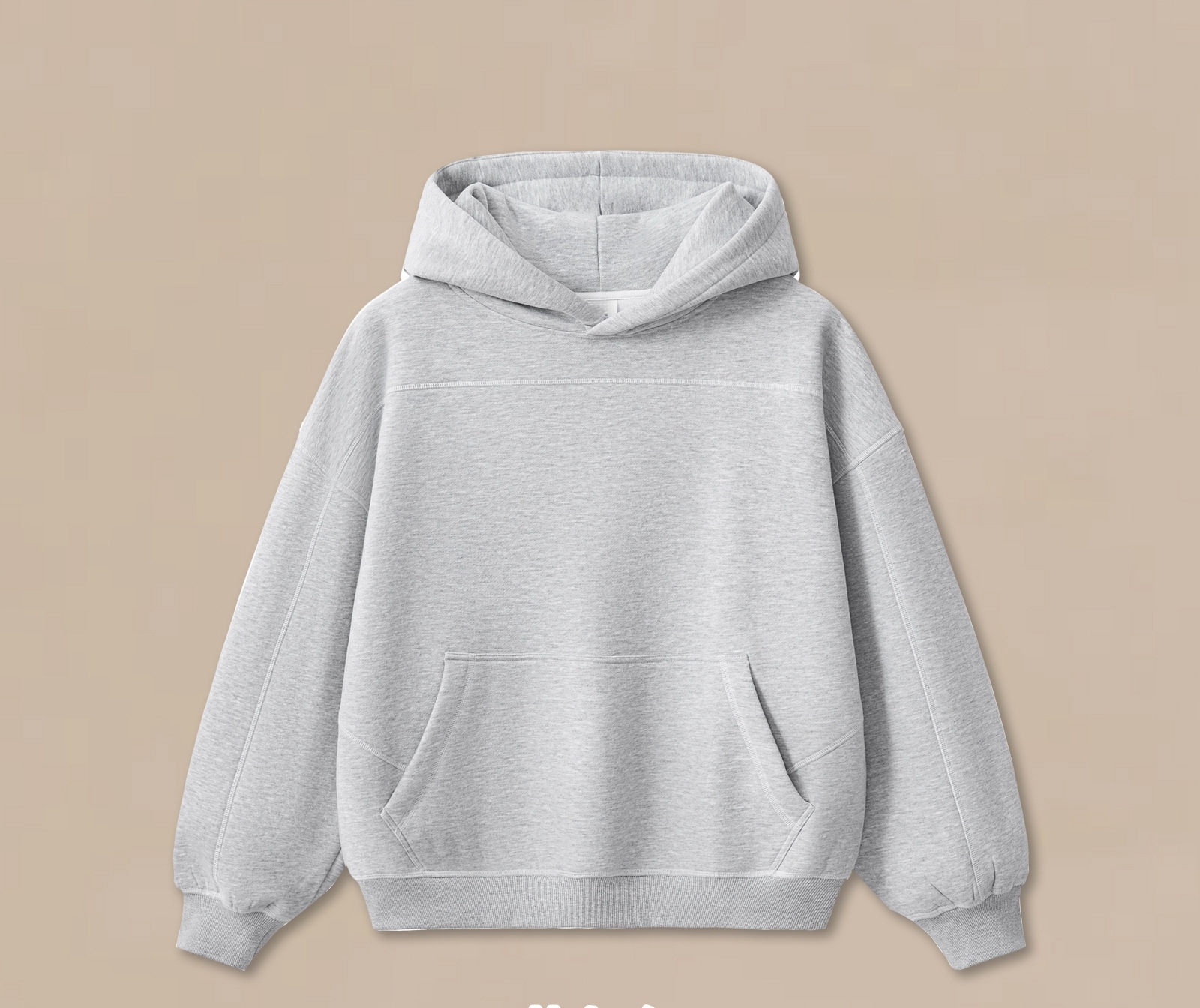 Flower Gray Hoodie