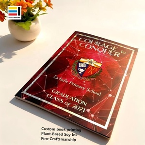 Stampa Personalizzata di Brochure, Annuari Scolastici, Libri Commemorativi con Timbro Dorato, Rilegatura Perfetta, Laminazione in Film, Cataloghi A4 con Copertina Rigida - Product Image 1