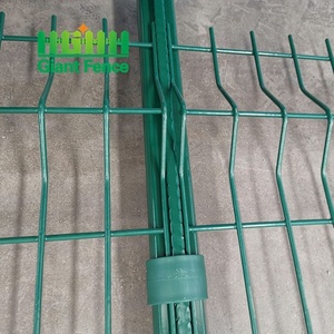 1.8*2.5m ngoài trời nhà an ninh hàng rào 3D cong hàn dây lưới với khung thép nhúng nóng mạ kẽm trang trí cổng vườn - Product Image 4