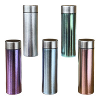 Tasse isotherme en titane pur 99,9 %, double paroi, rétention thermique 12-24h, cadeau de bureau, tasse à boisson