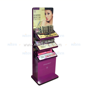 Présentoir sur pied autoportant pour gloss et rouges à lèvres, unité de test pour produits cosmétiques et de maquillage - Product Image 4