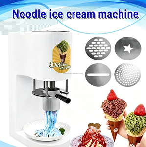 Máquina de alta productividad de acero inoxidable para hacer <span class=keywords><strong>pasta</strong></span> de helado blanco, fideos, frutas y leche, ideal para formas de espagueti de gelato italiano. - Product Image 3