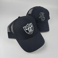 Gorra Trucker de Malla Negra, Venta al por Mayor de Fábrica, Logotipo Personalizado, Transpirable, Ajustable, para Adultos, Deportes al Aire Libre, Protección Solar, para Hombre, Estilo Formal y Urbano