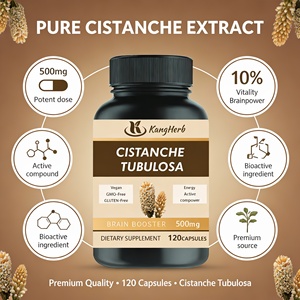 อาหารเสริมสมุนไพรฉลากส่วนตัว OEM สารสกัดจาก <span class=keywords><strong>Cistanche</strong></span> Tubulosa แท้ 100% แบบแคปซูล - Product Image 4
