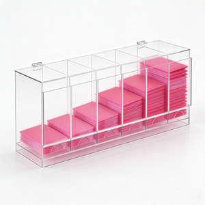 Exhibidor Acrílico Transparente al por Mayor con 6 Compartimentos para Cajas de Cartas Coleccionables de Anime - Product Image 1