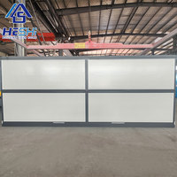 Mini maison mobile pliante préfabriquée de sécurité Expédition facile à construire Maison préfabriquée en conteneur pliable