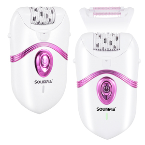 SOLIMPIA HT-592 Épilateur électrique pour femmes - Sans douleur, rechargeable, lumière LED, rasoir pour le bikini et les jambes - Product Image 3