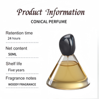 Parfum pour homme avec parfum de longue durée Parfum original pour homme Cologne WOODY Fragrance pour homme pour usage quotidien 50ml