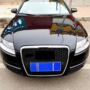 Grille de pare-chocs avant supérieure style RS6 pour Audi A6/S6 C6 2005 2006 2007 2009 2010 2011 - Product Image 4