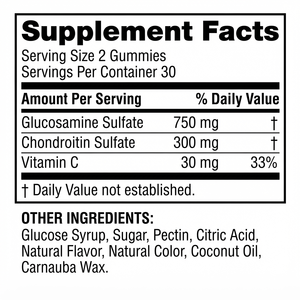 Gomitas de Glucosamina y Condroitina OEM ODM, 60 Unidades, Proveedor de Marca Privada al por Mayor - Product Image 4