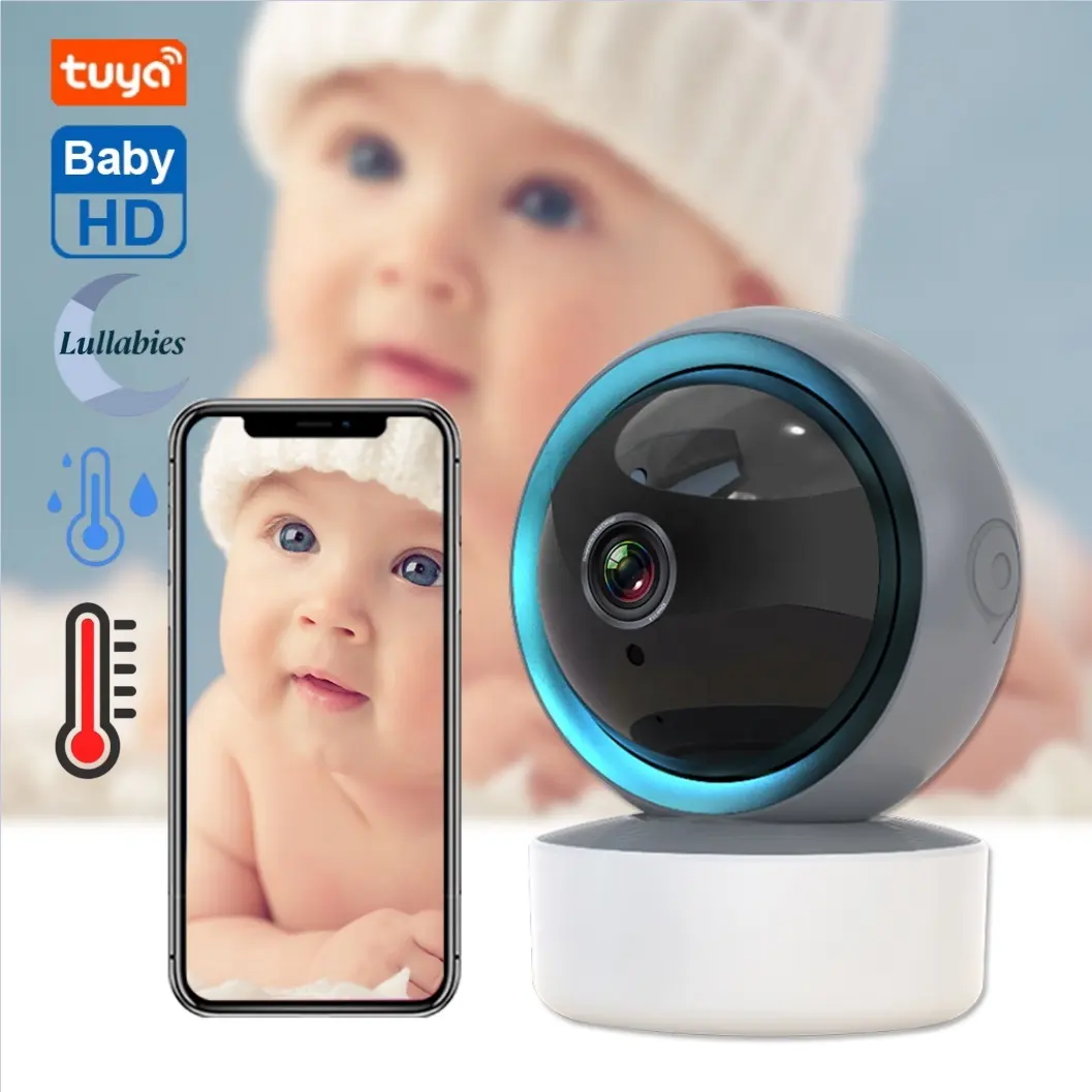 Câmera de bebê mp3, venda quente, câmera de música com wi-fi, monitor de bebê