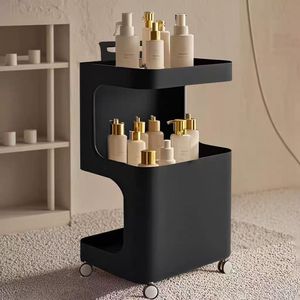 S Shape Beauty Shop Cabinet Salon Furniture Rolling <b>Trolley</b> Cart Best-Selling <b>Trolley</b> for Salon Manicure Shelf <b>Tools</b> Rack - Product Image 3
