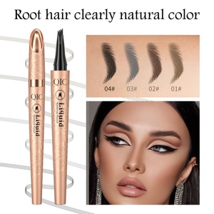 Lápiz de Microblading Mineral de Larga Duración de Marca Privada, Tinta Líquida Impermeable para Cejas con Punta de 4 Puntas para Microshading de Cejas - Product Image 4