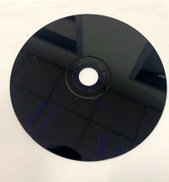 Disque vinyle de 12 cm de diamètre, style CD, avec impression de données de chargement, comme un disque vinyle (LP) et dos noir, fabrication
