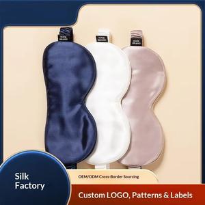 Antifaz de Seda de Morera de Doble Cara, de Lujo, con Bloqueo Total de Luz, Ayuda para Dormir, con Bolsa Lateral - Venta al por Mayor y Personalización de Logotipo - Product Image 4