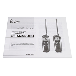 เครื่องรับส่งวิทยุทางทะเล ICOM IC-M25 VHF, 5W, INT, USA, CAN, WX ช่องสัญญาณ - Product Image 4