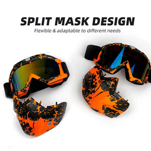 Lunettes de <span class=keywords><strong>moto</strong></span> en gros Nouveau <span class=keywords><strong>masque</strong></span> de paintball intégral détachable Lunettes de filtre buccal <span class=keywords><strong>Masque</strong></span> de lunettes de motocross - Product Image 5