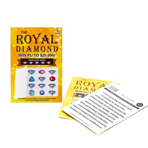 Vé số cào trúng thưởng có tab kéo tùy chỉnh và cửa sổ mở một lần - Product Image 2