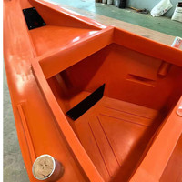 Nouveau bateau de travail en polyéthylène haute densité HDPE pour la mer agricole Type de carburant diesel Matériau de coque en PE