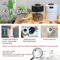 Contenedor de Almacenamiento al Vacío 3 en 1 de 1.85L, Calidad Premium, Hermético, Portátil, Fácil de Aspirar