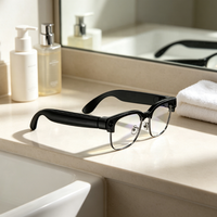 Lunettes intelligentes Meta AI avec caméra 8MP, étui de chargement, appels Wi-Fi, traduction IA et commande vocale