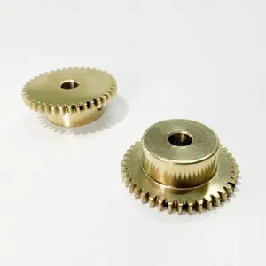 Custom Precision Machining CNC Turning Parts Size 0.25m Spur Gears Case Harden Stainless Steel Copper Brass Spur Gear