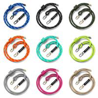 Kustom 150cm panjang tali bahu selempang poliester Lanyard baru aksesori ponsel untuk casing ponsel