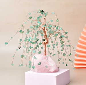 Base de cristal en polvo Natural, árbol de la riqueza, decoración del hogar - Product Image 3