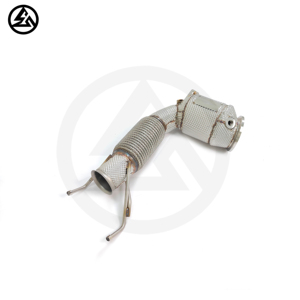 Tuyau de descente CSZ pour <span class=keywords><strong>MINI</strong></span> <span class=keywords><strong>Cooper</strong></span> <span class=keywords><strong>S</strong></span> JCW <span class=keywords><strong>F56</strong></span> B48 2.0T tuyau de descente de chat sport d'<span class=keywords><strong>échappement</strong></span> à haut débit - Product Image 2