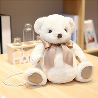 Sac à dos ours en peluche personnalisé Sacs de livres pour enfants en bas âge Cartoon Sac à dos pour enfants mignon Cartable mini sac à dos en peluche