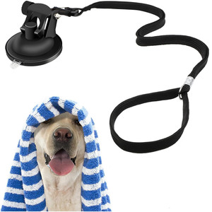 Pet Bathing Restraint Suction <b>Cup</b> Rope Anti Scratch Dog Grooming Table Accessory Black Fiber Small <b>Large</b> Size - Product Image 1