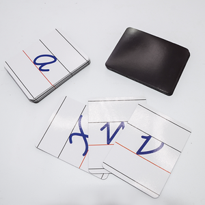 Juego de tarjetas magnéticas personalizadas impresas para bebés, alfabetos educativos tempranos, tarjetas Flash, Material de papel, letras cognitivas - Product Image 4