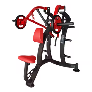 เครื่องบริหารกล้ามเนื้อหลังส่วนบนแบบปรับได้ สำหรับใช้งานเชิงพาณิชย์ในโรงยิม  ผลิตจากเหล็กคุณภาพสูง พร้อมที่นั่งและระบบดึงกลับเพื่อความปลอดภัย - Product Image 1