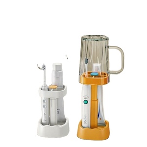 Ensemble de fournitures de vie pour dortoir étudiant : Boîte de rangement et support pour tasses, Gobelet pour brosse à dents électrique pour soins à domicile - Product Image 3