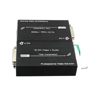 Mini 4K DVI волоконно-оптический удлинитель с RS232