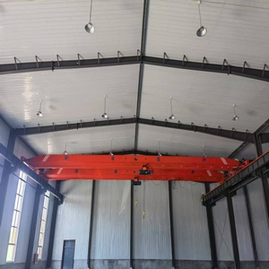 Điện trên không cần cẩu 3 tấn mái chùm 5 tấn 7.5 tấn công suất 20m max nâng chiều cao hoist <span class=keywords><strong>Crane</strong></span> động cơ bơm động cơ PLC bánh răng - Product Image 6