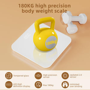 Pèse-personne numérique Bluetooth Unique Body Scale CW320 blanc rectangulaire pour usage domestique et fitness - Product Image 5