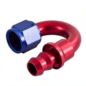 AN4/AN6/AN8/AN10/AN12 из алюминиевого сплава Прямые фитинги для автомобильных гоночных маслоохладителей резиновые шланги - Product Image 4