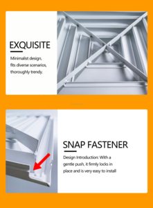 Hiện đại bốn mặt vuông nhựa cửa hàng không khí Rèm dày Tròn Thả khuếch tán trực tiếp nhà máy bán hàng ngoài trời kho - Product Image 3