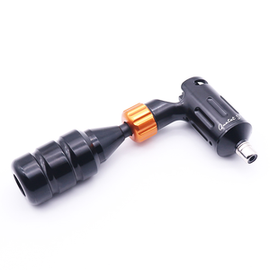 Cartucho de aguja de tatuaje <span class=keywords><strong>QUATAT</strong></span> S1, máquina rotativa de aluminio de alta calidad, negro azabache - Product Image 3
