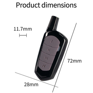Télécommande RF 433 MHz à quatre touches en métal pour un fonctionnement efficace des portes <span class=keywords><strong>de</strong></span> <span class=keywords><strong>garage</strong></span> électriques – Remplacement requis - Product Image 4