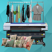 Nouvelle imprimante textile à sublimation haute vitesse I3200-A1 de 1,9 m, 4 cartouches, impression automatique DYE pour chapeaux, maillots de bain, jouets en peluche, drapeaux