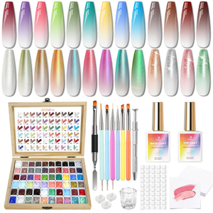 Palette de <span class=keywords><strong>gel</strong></span> de peinture crème solide 100 couleurs, <span class=keywords><strong>gel</strong></span> UV LED à haute pigmentation, longue tenue, pour salon et manucure DIY - Product Image 1