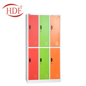 Luoyang Huadu Usine Nouveau Style Toutes Les Tailles bureau meubles en acier <span class=keywords><strong>6</strong></span> portes casier <span class=keywords><strong>vestiaire</strong></span> <span class=keywords><strong>vestiaire</strong></span> - Product Image 6